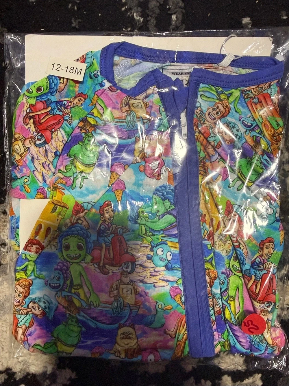 Luca bamboo pajamas  (12-18M)